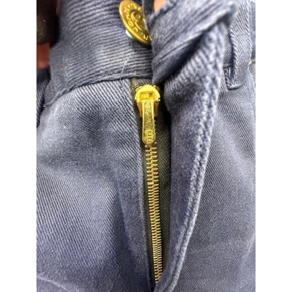 St. John Sport Signature Knit Jeans Navy Slim Leg Pants Size 8 - Picture 14 of 16